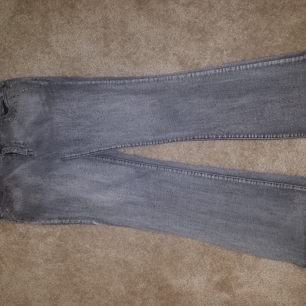 Zana Di rhinestone embellished Grey Jeans …